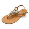 New Arrival Rhinestone Embellished Ladies Fashion Sandal