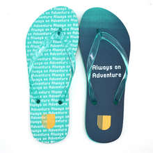 Beautiful Beach Flip Flops with New Printing Girls Rubber Slippers Women Sandals Wholesales