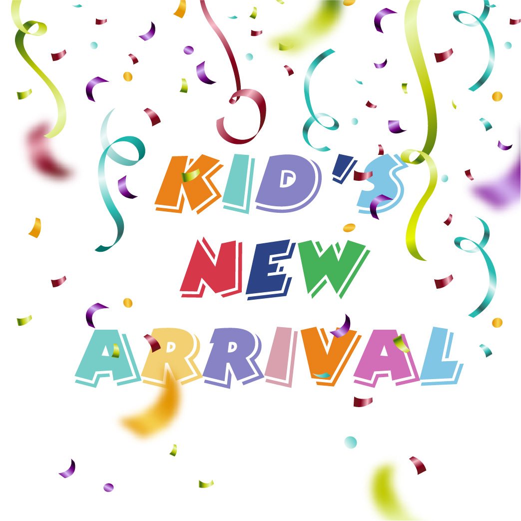 彩色纸屑上新艺术字矢量素材_sccnn