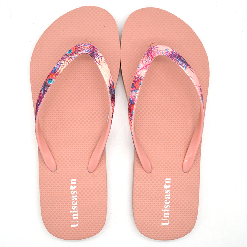  Hot Sales Beach Flip Flops with New Strap Rubber Slippers Women Sandals Blank Slipper Custom Logo 