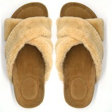 Wholesale Cheap Sandal Fashion Lambs Skin Feather Fur For Sandals Slides Vendor Slippers