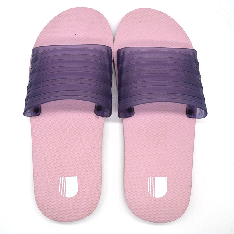 New Design Open Toe Slippers PVC Sandals Plain Slippers Women Slides ...