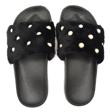 Hot Sales Fur Slides For Women Sandal Women Winter Slippers Sandals