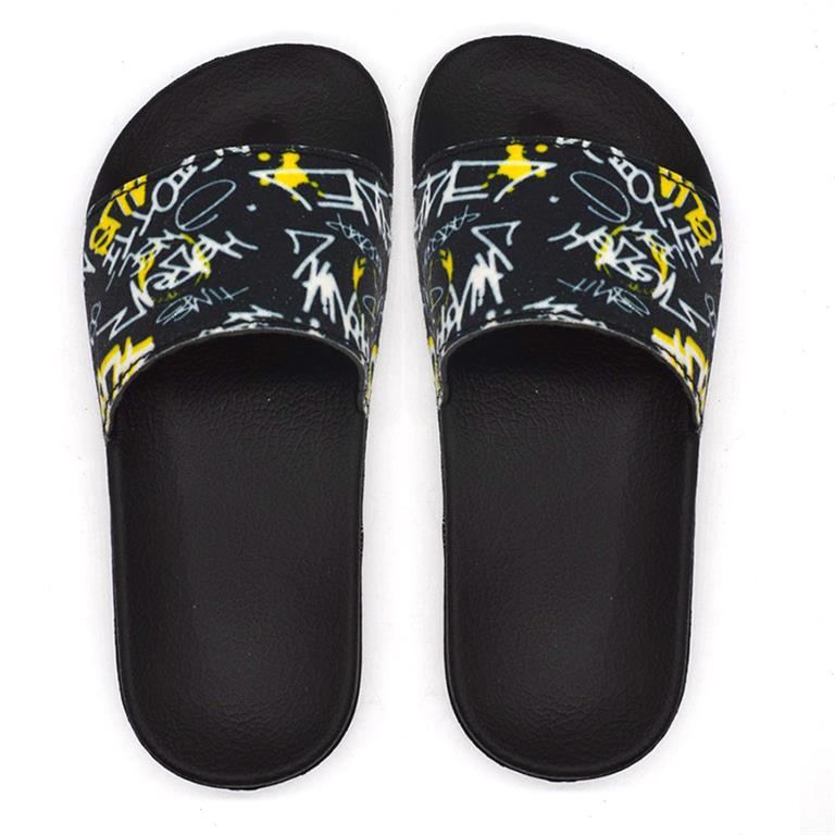 Summer Sandal Print Custom Logo Slides Sandal Flat Indoor 
