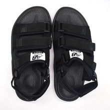 New design summer customize new sport magic sticker comfort men sandals