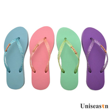 Neue Mode EVA-Gummi-Hausschuhe Für Den Sommer Tragen Sandalen Am Strand Einfarbig Flip-Flop